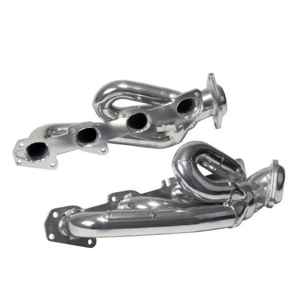 BBK 40140 Shorty Headers Polished Silver Ceramic 2009-2018 Dodge Ram 1500 5.7L HEMI