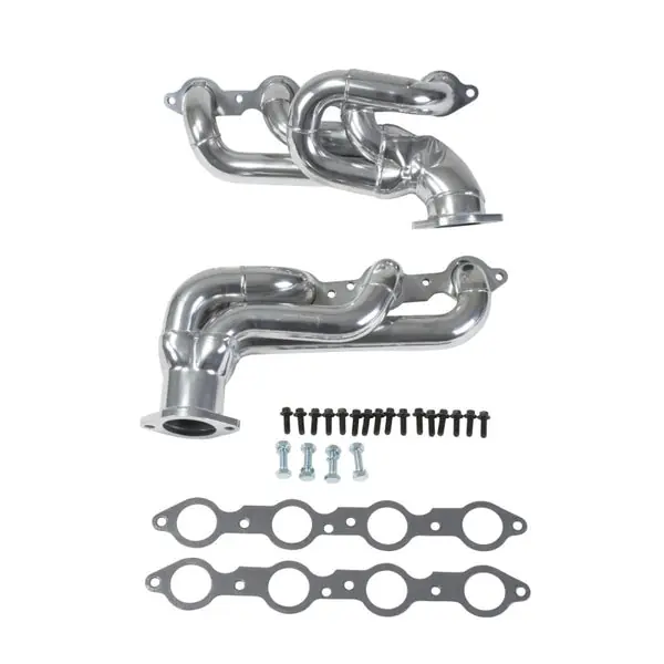 Chevrolet Camaro SS 1-3/4 Shorty Exhaust Headers Polished Silver Ceramic 2010-2015