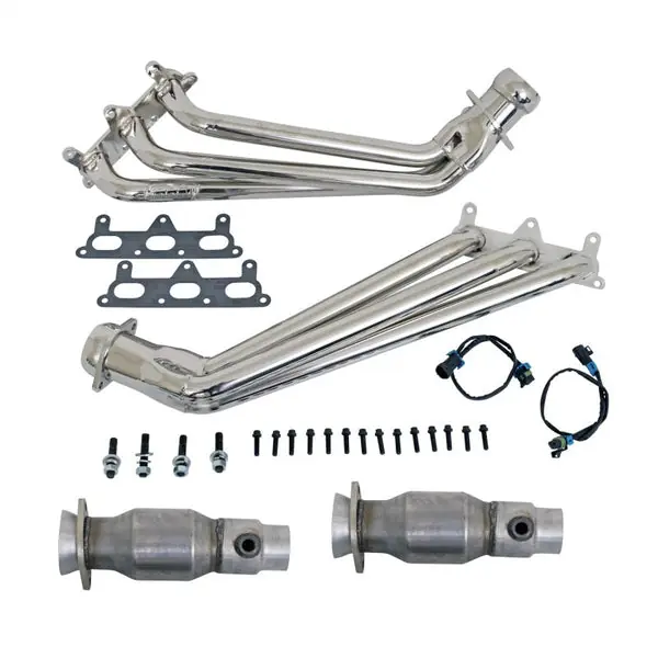 Chevrolet Camaro V6 1-5/8 Long Tube Headers With High Flow Cats Titanium Ceramic 10-11