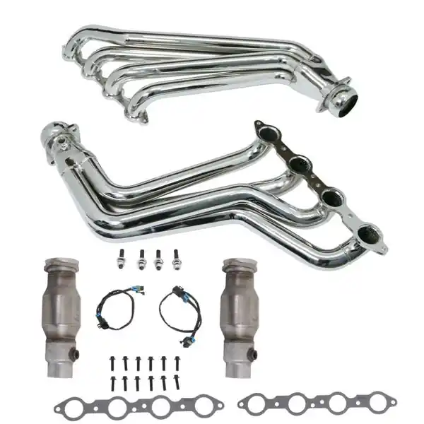 Chevrolet Camaro SS 1-7/8 Long Tube Exhaust Headers With High Flow Cats Titanium Ceramic 2010-2015