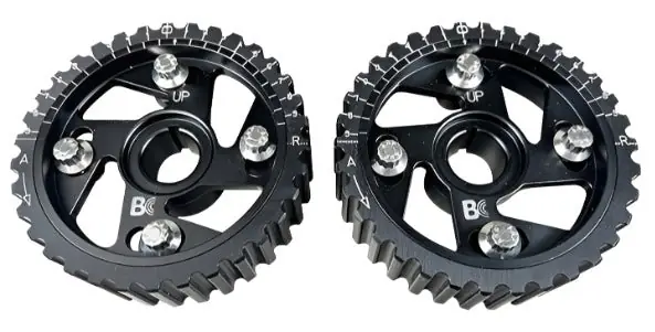 Brian Crower Honda B Series Black Adjustable Cam Gears (pair)