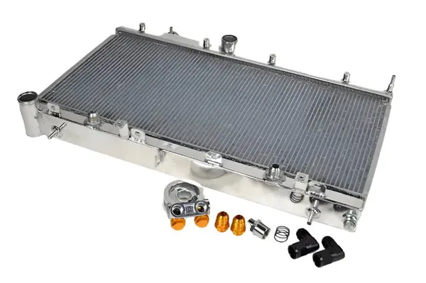 CSF 08-15 Subaru WRX/STI 2-Row Radiator w/Built-In Oil Cooler