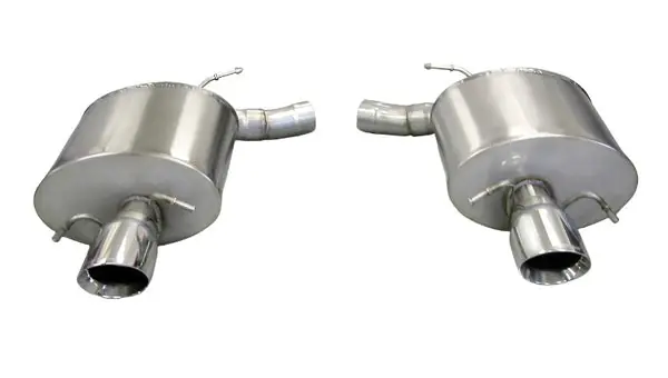 Corsa 09-13 Cadillac CTS Sedan V 6.2L V8 Polished Sport Axle-Back Exhaust