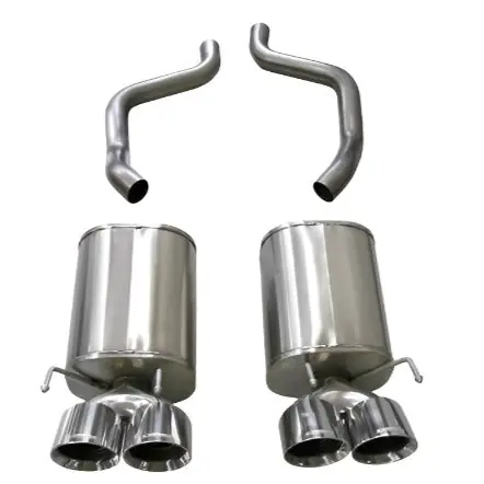 Corsa 05-08 Chevrolet Corvette (C6) 6.0L/6.2L Polished Xtreme Axle-Back Exhaust w/4.5in Tips