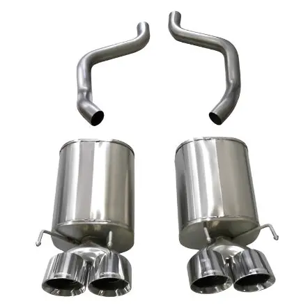 Corsa 09-13 Chevrolet Corvette (C6) 6.2L Polished Sport Axle-Back Exhaust w/4.5in Tips