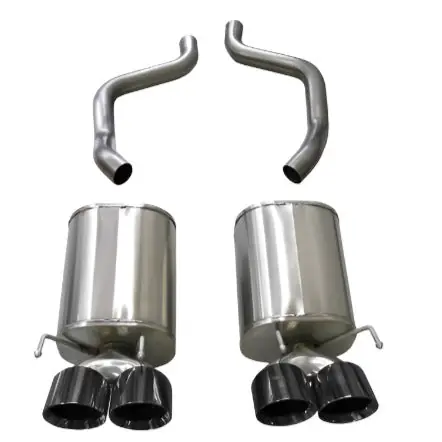 Corsa 09-13 Chevrolet Corvette (C6) 6.2L Black Xtreme Axle-Back Exhaust w/4.5in Tips