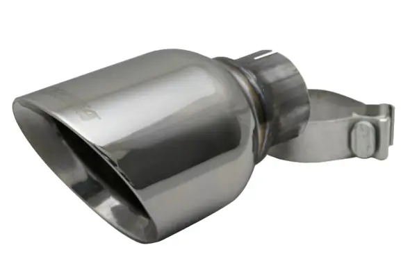 Corsa Single Universal 2.5in Inlet / 4.5in Outlet Polished Pro-Series Tip Kit