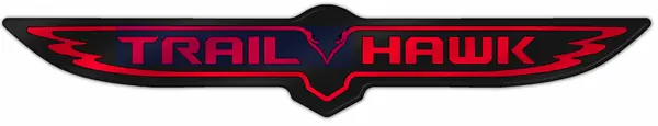 Matte Black Trailhawk Trunk Badge