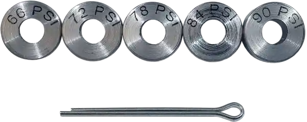 Boundary 89-05 Ford/Mazda BP (All Types) I4 Shim Kit (7/14/21/28/35 PSI) w/Retaining Pin