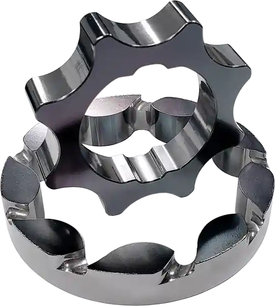 Boundary 2011+ Ford Coyote Mustang/GT350 Billet Black Oil Pump Gear - Vane Ported MartenWear Treated