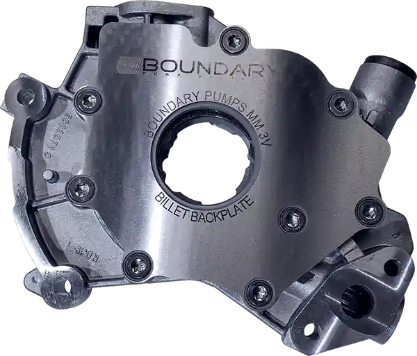 Boundary 99-15 Ford Modular Motor (All Types) V8 Oil Pump Assembly w/Billet Back Plate