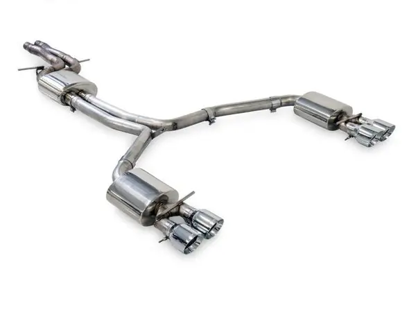 AWE Tuning Audi C7.5 A6 3.0T Touring Edition Exhaust - Quad Outlet Diamond Black Tips