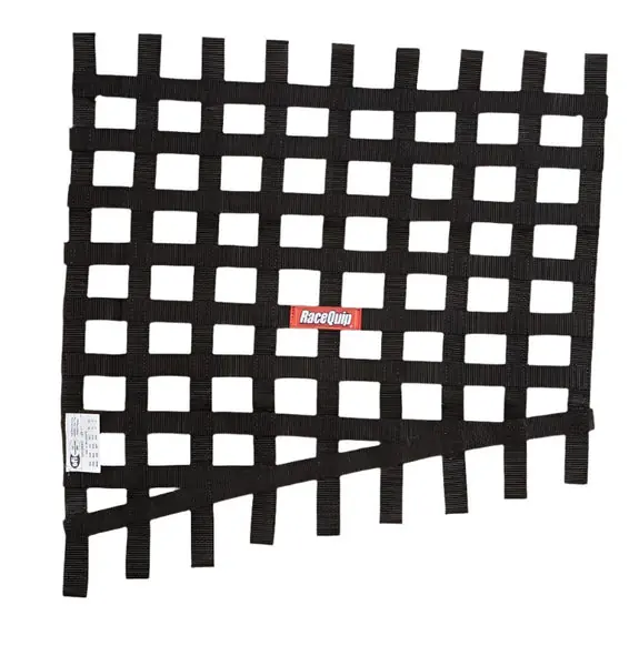 RaceQuip Black Drag 24 To 18 X 23 SFI Rib Net