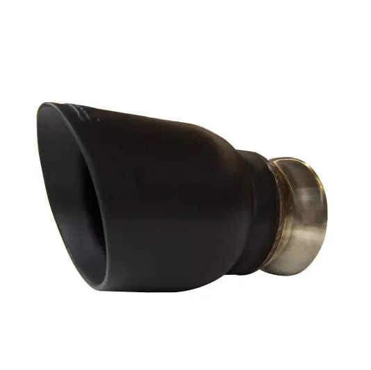 Kooks 31524T10 4 in. OD Black Ceramic Slash Cut Clamp On Exhaust Tip 2015-2023 Dodge Charger 2018-2020 Durango SRT