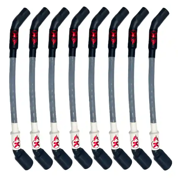 Kooks 750204 11mm Spark Plug Wires Grey Black Boots LSX Truck SUV Van 8 Piece Set