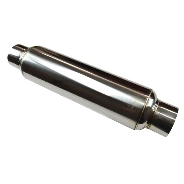 Kooks R300-14 3 in. Round Weld On Muffler 14 in. Body T304 Stainless Steel
