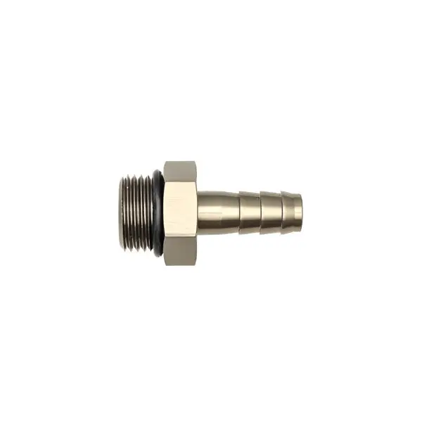 DeatschWerks 8AN ORB Male To 3/8in. Male Triple Barb Fitting (Incl. O-Ring)