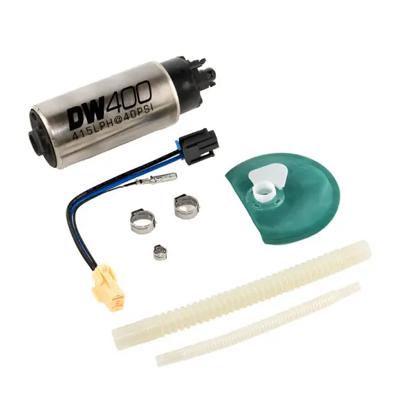 DeatschWerks 415LPH DW400 Fuel Pump w/9-1047 Install Kit 15-17 Ford Mustang V6/GT w/ 1/8in Venturi