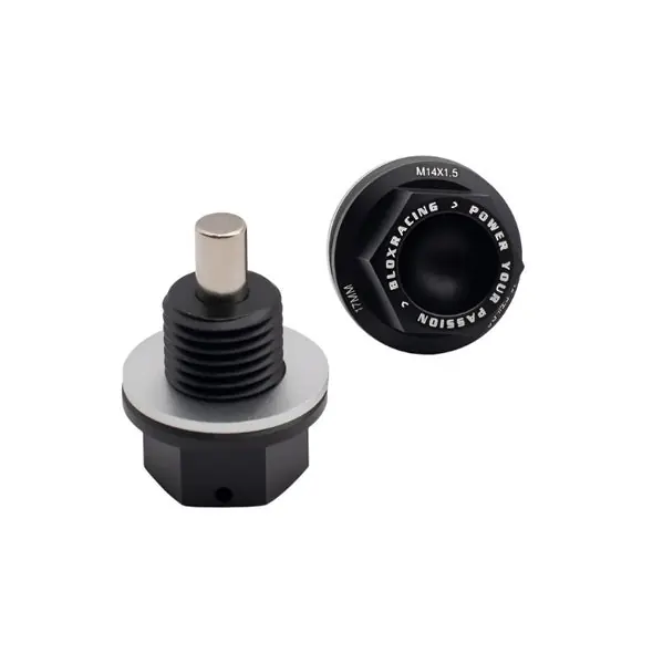 BLOX Racing Magnetic Oil & Transmission Drain Plug Set