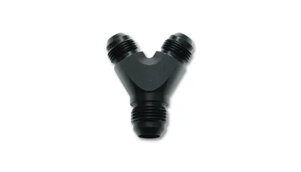 Vibrant -12AN x -8AN x -8AN Y-Adapter Fitting - Aluminum