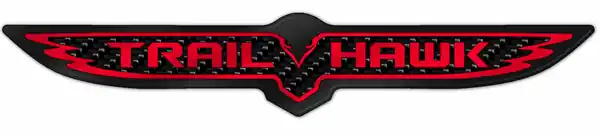 Carbon Fiber Trailhawk Trunk Badge