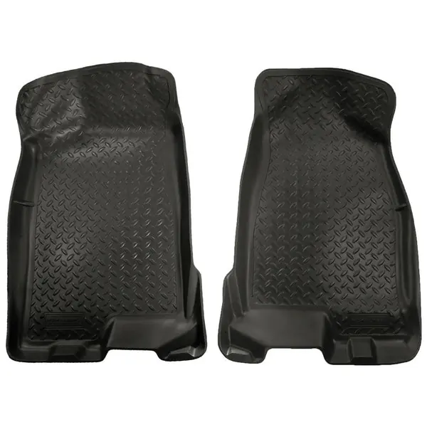 Husky Liners 04-12 Chevy Colorado/GMC Canyon Crew Cab Classic Style Black Floor Liners