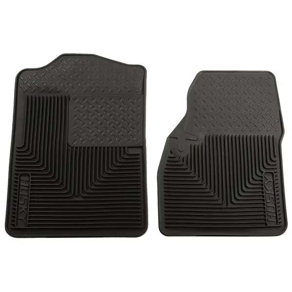 Husky Liners 94-01 Dodge Ram 1500/2500/3500/80-96 Ford Bronco Heavy Duty Black Front Floor Mats
