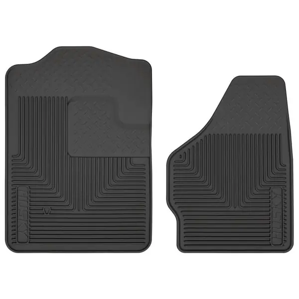 Husky Liners 08-10 Ford F-250/F-350/F-450 SuperDuty Heavy Duty Black Front Floor Mats