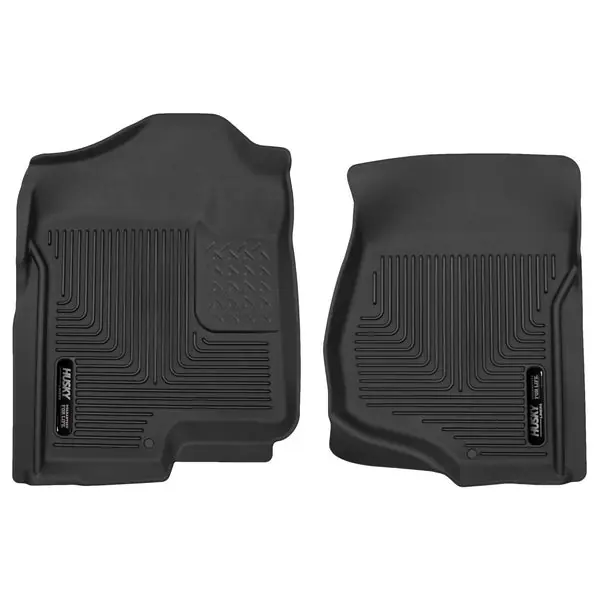 Husky Liners 07-12 GM Silverado/Tahoe/Suburban/Escalade X-Act Contour Black Floor Liners