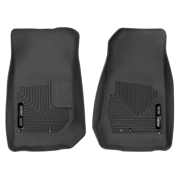 Husky Liners 2007-2014 Jeep Wrangler (2Dr/4Dr Unlimited) X-Act Contour Black Front Floor Liners