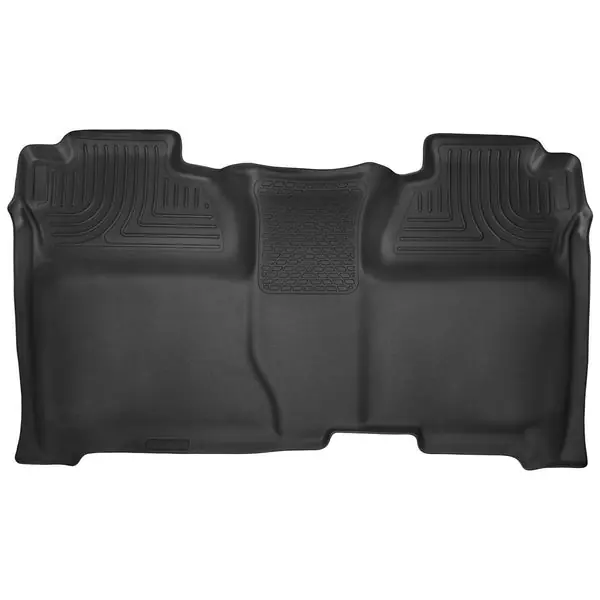 Husky Liners 14-15 Chevy Silverado Crew Cab X-Act Contour Black 2nd Row Floor Liners