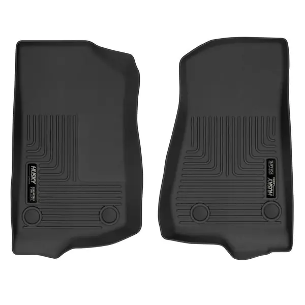 Husky Liners 19-24 Jeep Wrangler JL/JLU X-Act Contour Black Front Floor Liners