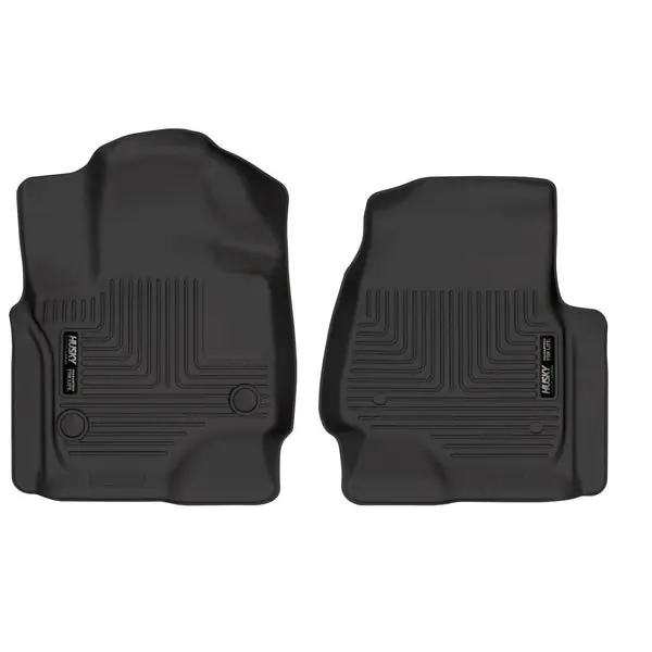 Husky Liners 18-22 Ford Expedition / 18-19 Lincoln Navigator X-Act Contour Black Front Floor Liners