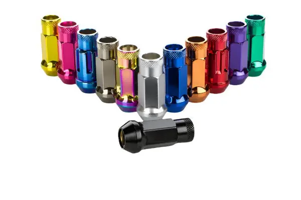 Wheel Mate Muteki SR48 Open End Lug Nuts - Orange 12x1.50 48mm **SPECIAL ORDER - MIN ORDER 60 SETS**