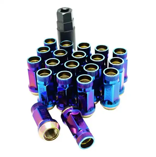 Wheel Mate Muteki SR45R Lug Nut Kit 12x1.5 - Burned Blue