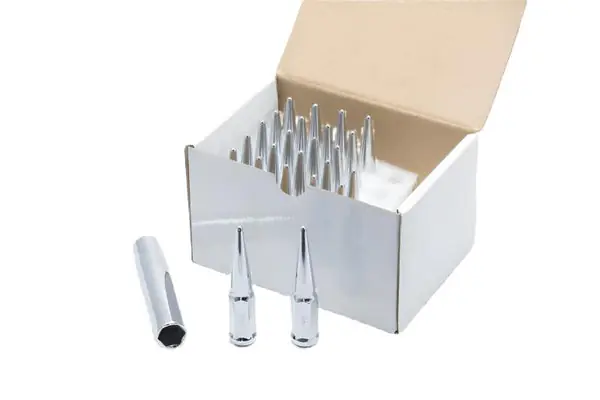 Wheel Mate Spiked Lug Nuts Set of 24 - Chrome 14x1.50