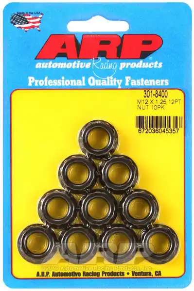 ARP M12in 8740 Black Oxide 12-pt Nut Kit
