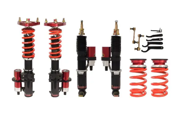 Pedders Extreme Xa - Remote Canister Coilover Kit 15-19 Ford Mustang S550 w/o Magneride