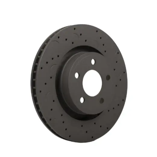 Hawk Talon 2010 Chrysler 300 C RWD / w/Vented Rear Discs Drilled and Slotted Front Brake Rotor Set