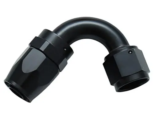 Vibrant -8AN 120 Degree Elbow Hose End Fitting