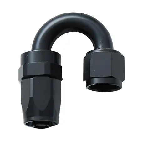Vibrant -6AN 180 Degree Elbow Hose End Fitting
