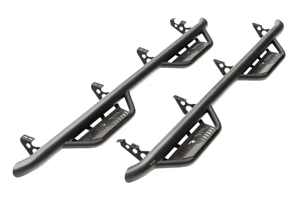 N-Fab Podium LG 19-20 Dodge RAM 1500 Crew Cab - Cab Length - Tex. Black - 3in