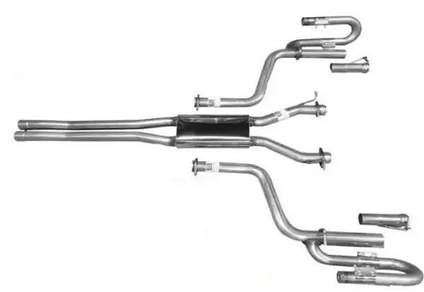 Mach XV-CH-RT Dual Cat Back Exhaust Kit 2015-Present V8 R/T Challenger 5.7 Hemi