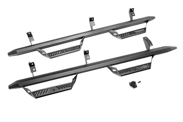 N-Fab Predator Pro 19-20 Chevy/GMC 1500 Crew Cab - Cab Length - Tex. Black