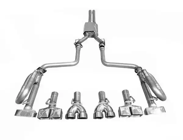 MACH-X-V6-CH Cat Back Exhaust 2009-2014 Dodge Challenger 3.5L/3.6L