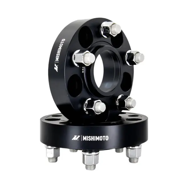 Mishimoto Wheel Spacers - 5X114.3 / 70.5 / 50 / M14 - Black