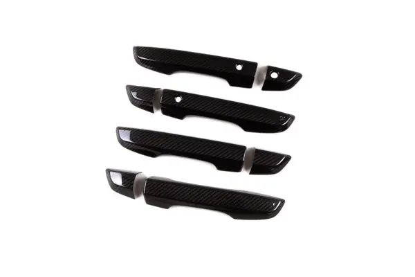 Revel GT Dry Carbon Door Outer Handle Cover (FL/FR/RL/RR) 16-18 Honda Civic - 8 Pieces