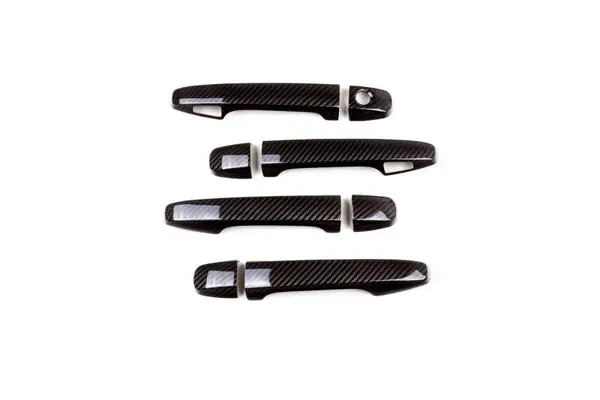 Revel GT Dry Carbon Door Handle Covers (FL/FR/RL/RR) 15-18 Subaru WRX/STI - 8 Pieces