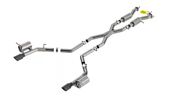 Borla 2021+ Dodge Durango SRT Hellcat 6.2L V8 AWD ATAK Cat-Back Exhaust System - Black Chrome Tips