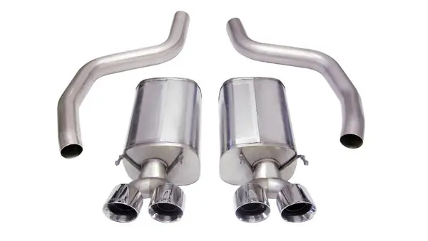 Corsa 06-13 Chevrolet Corvette C6 Z06 7.0L V8 Polished Sport Axle-Back Exhaust